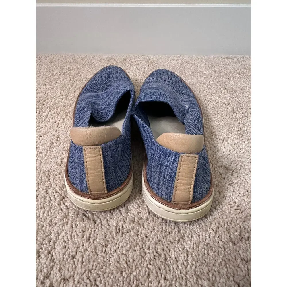 UGG Women's Sammy Sneakers Shoes Blue White Low Top Slip On Mesh size 7
